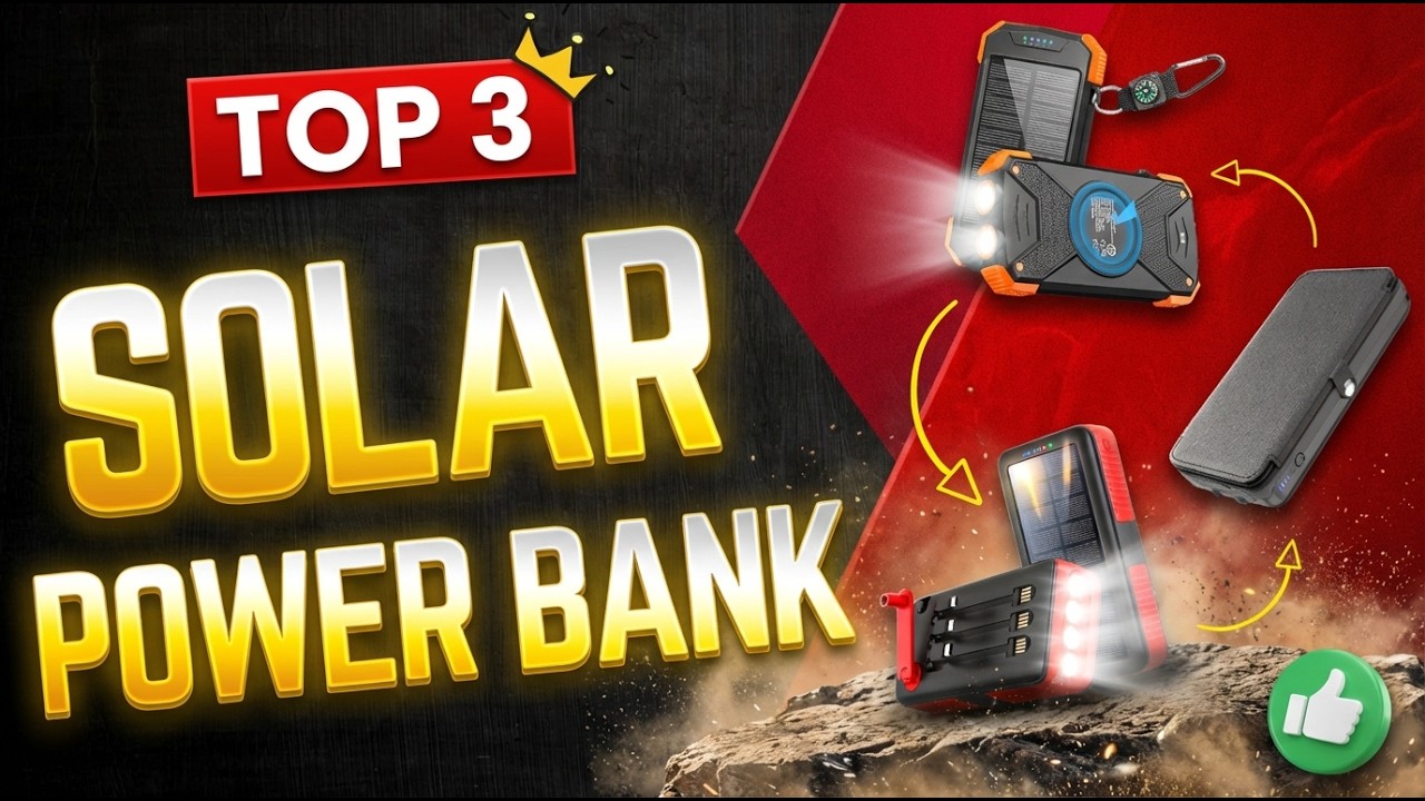 Finally! Best Solar Power Banks That Keep You Charged Anywhere 🔥 (Top 3)