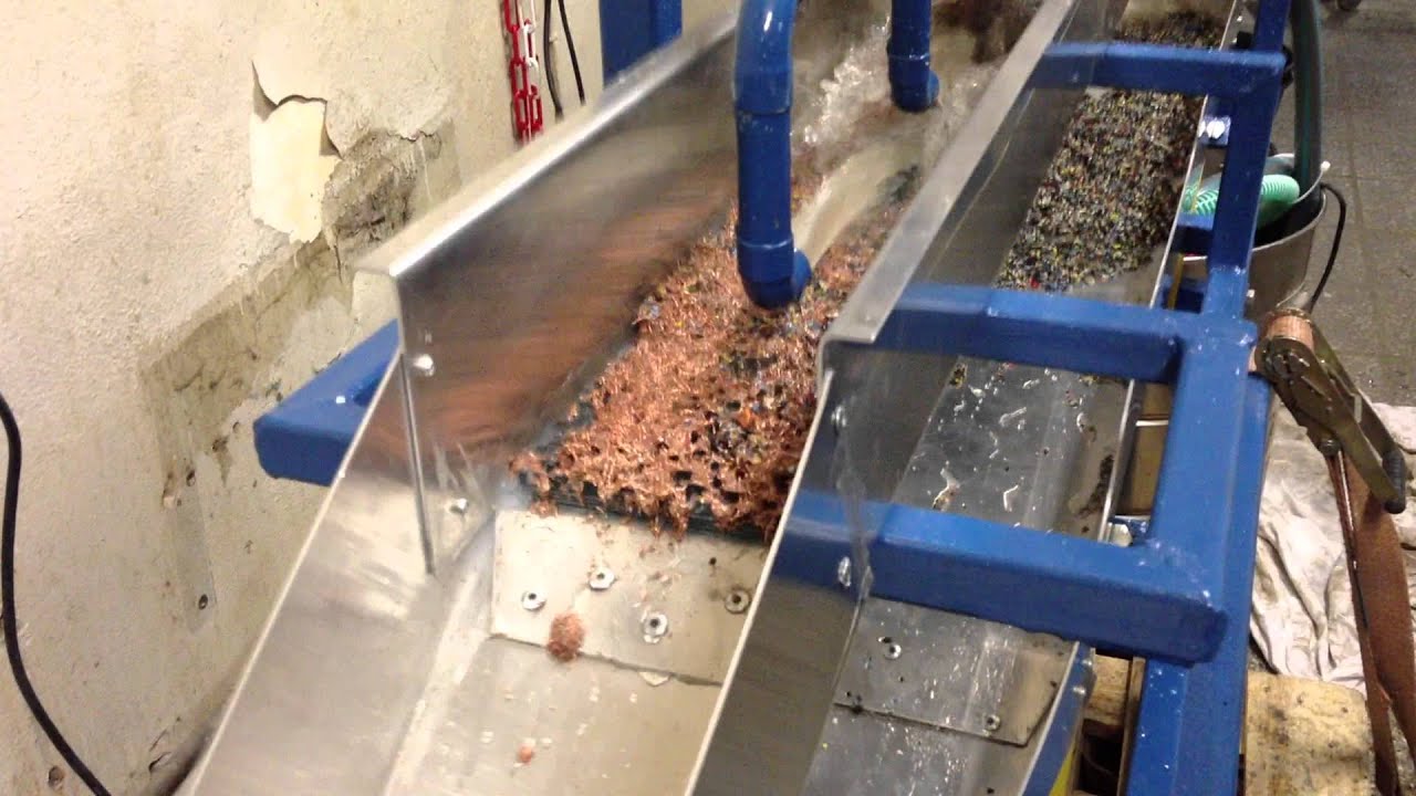 Nasstrenntisch seperator for Copper