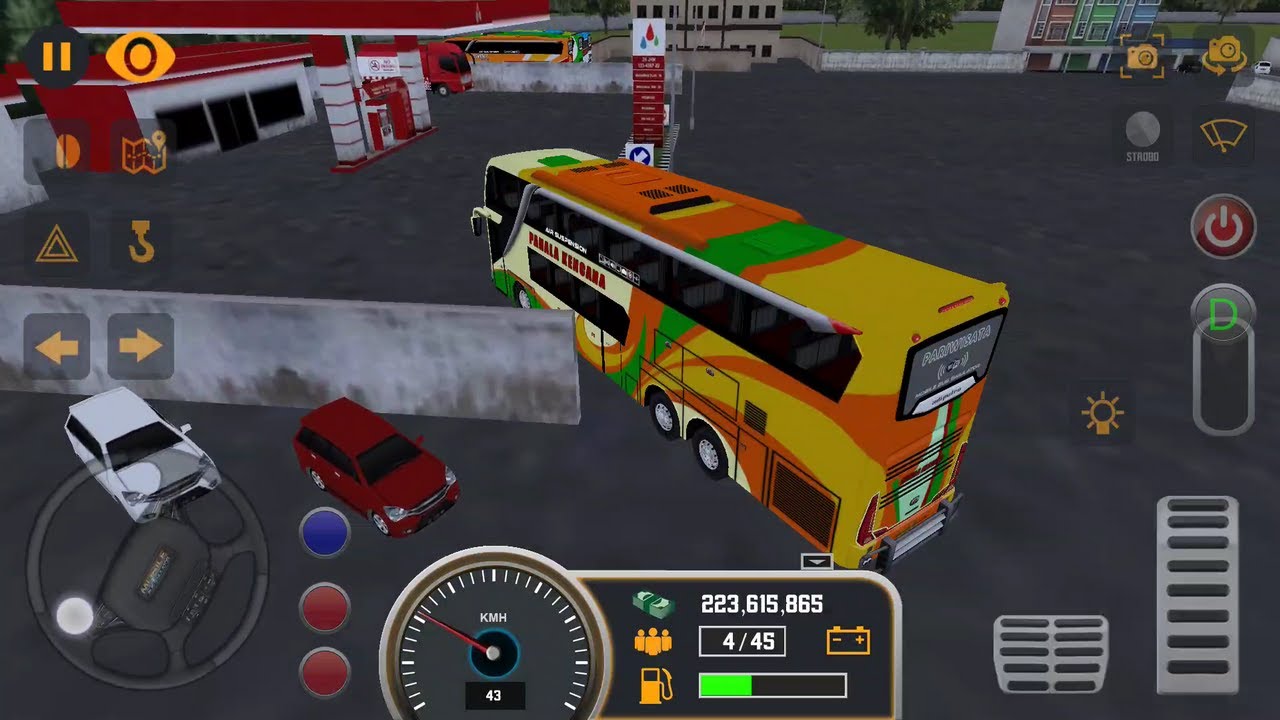 Locos Mobile Bus Simulator Pahala Kencana Bandung - Yogyakarta Gameplay