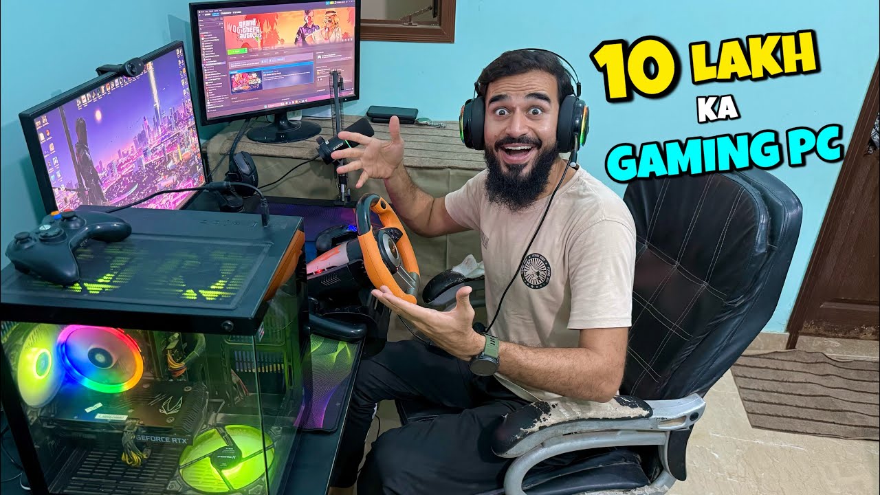 10 lakh ka gaming setup pro max 😍