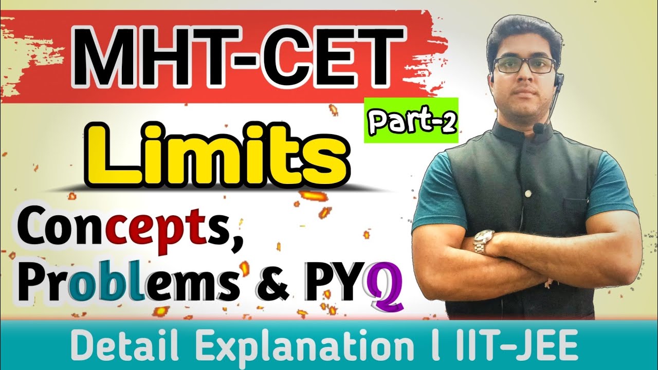 📌Limits MHT-CET PYQ Solutions l In Depth Knowledge l Useful For JEE