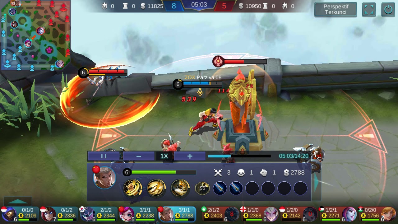 Gw pake Chou musuh auto Surren | Parzival Gaming Chou ( Mobile Legend ) #1