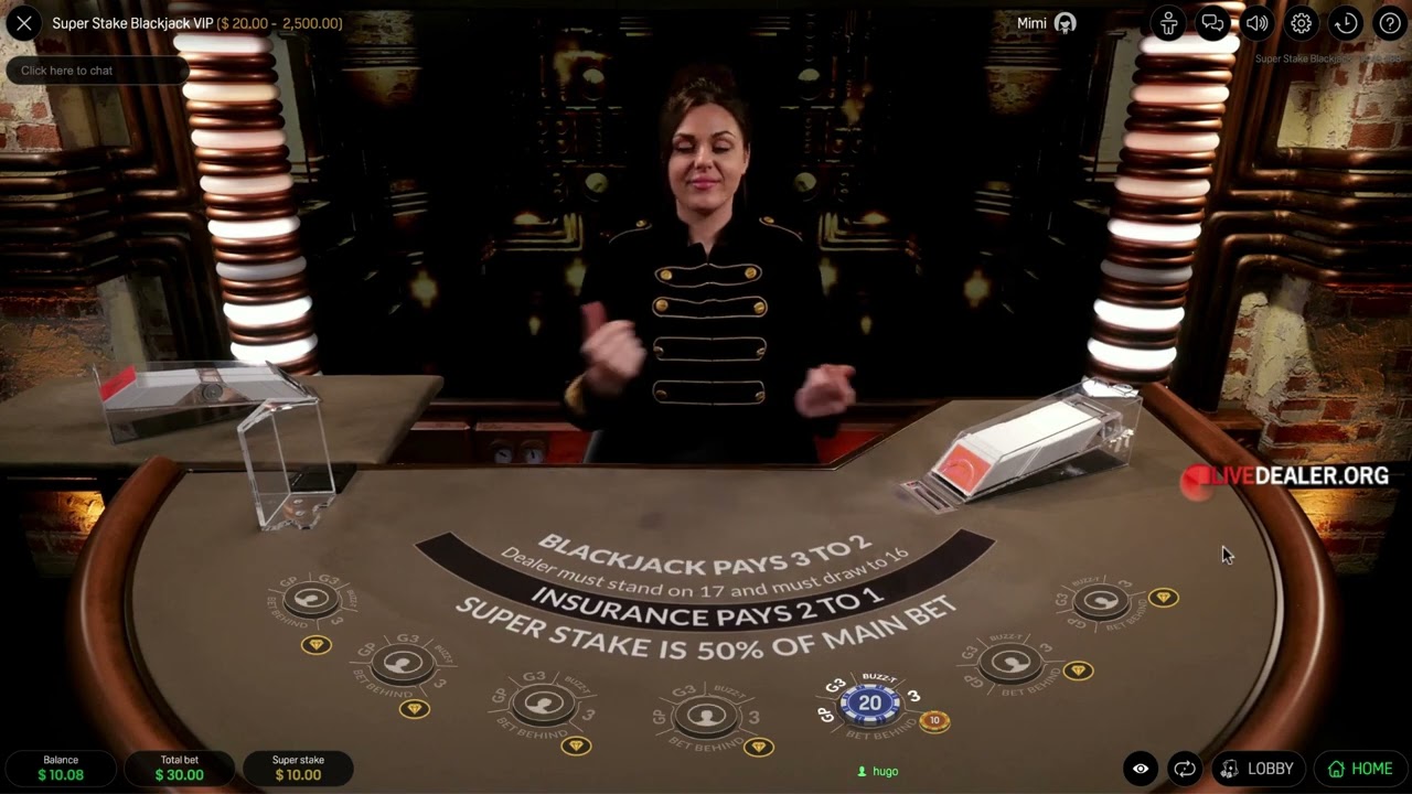 Super Stake Blackjack VIP Live
