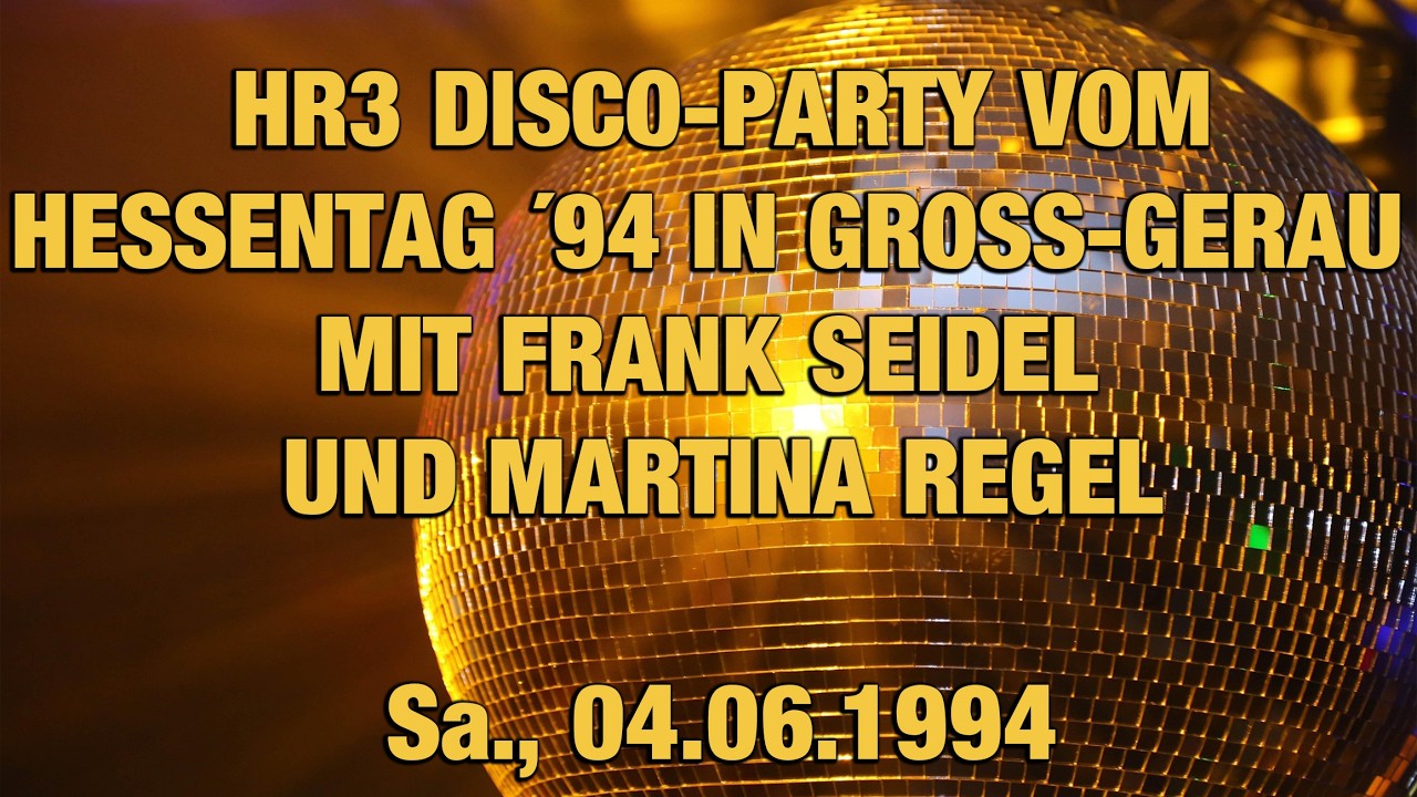 hr3-Discoparty vom Hessentag in Groß-Gerau (4.6.1994)
