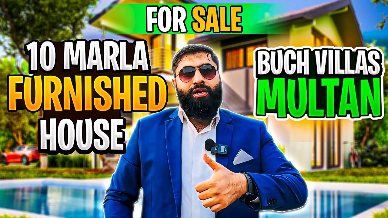 10 Marla Beautiful Furnished House For Sale in Buch Villas Multan