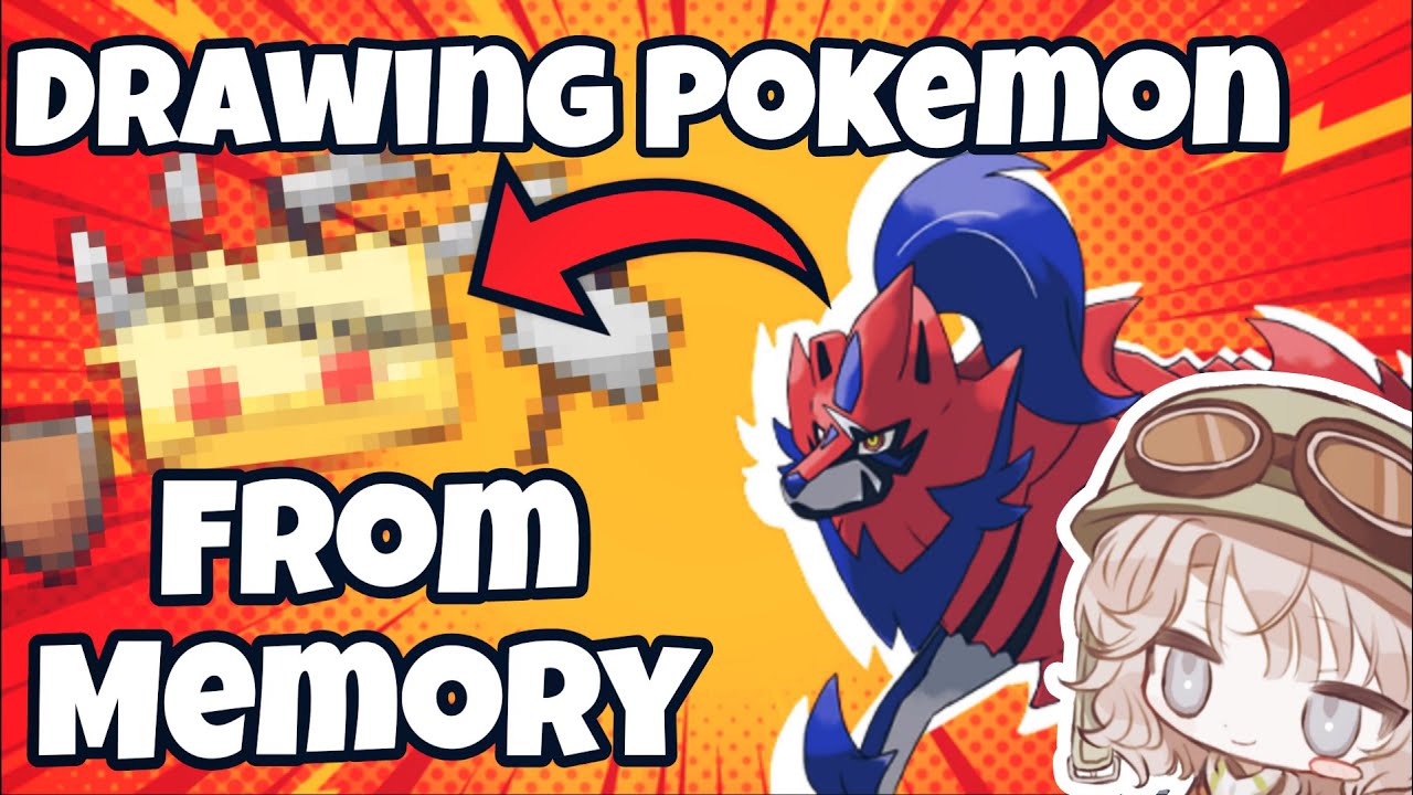 Vtuber Draws Pokemon From Memory!