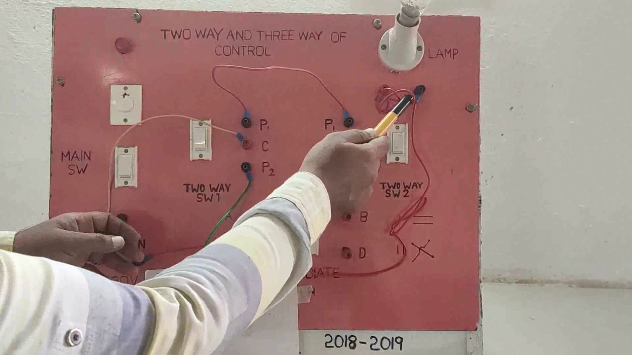 TWO WAY CONTROL OF LAMP