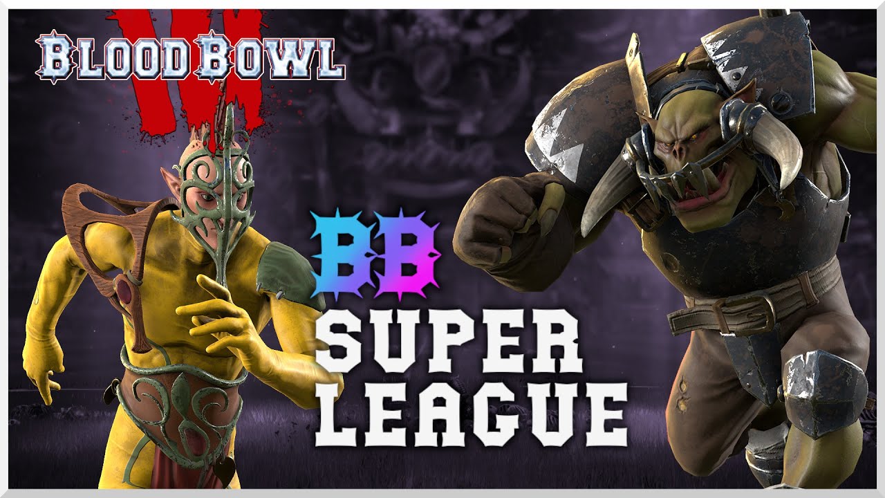 Blood Bowl 3 — Суперлига — Энарион (Лесной эльф) против МуминСлэйера (Чёрный орк)