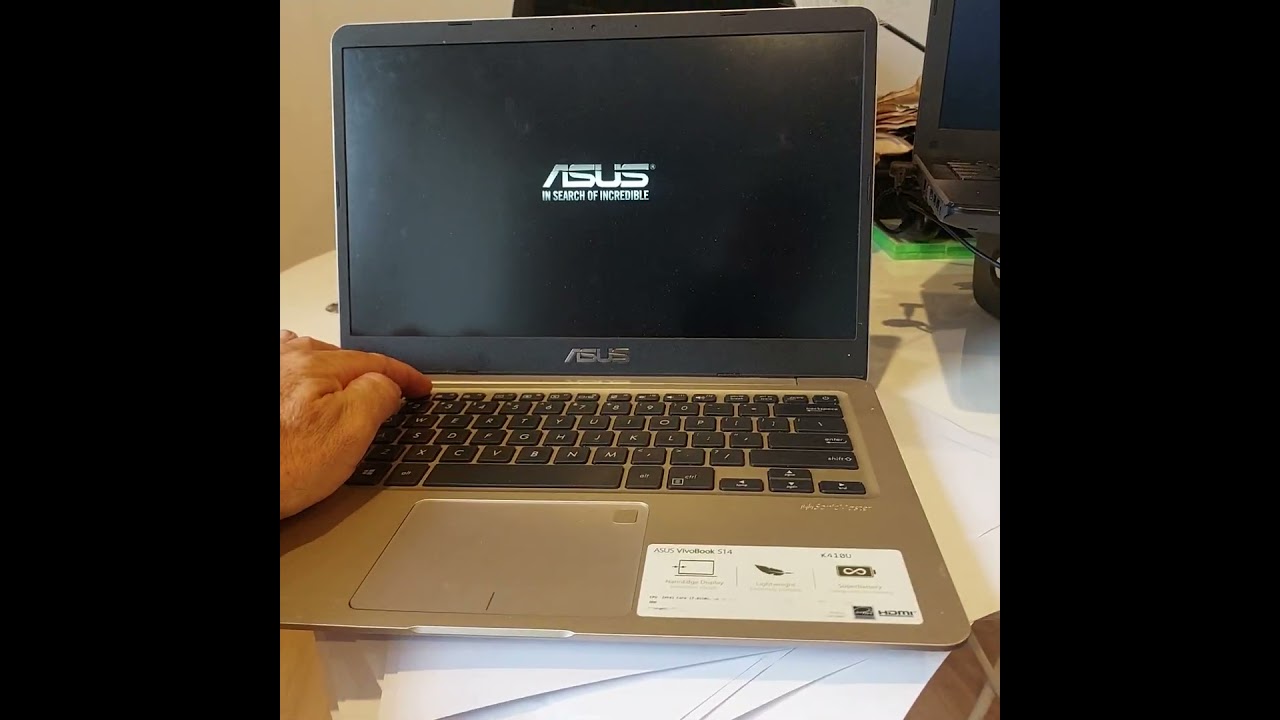 how to boot Asus notebook into bios