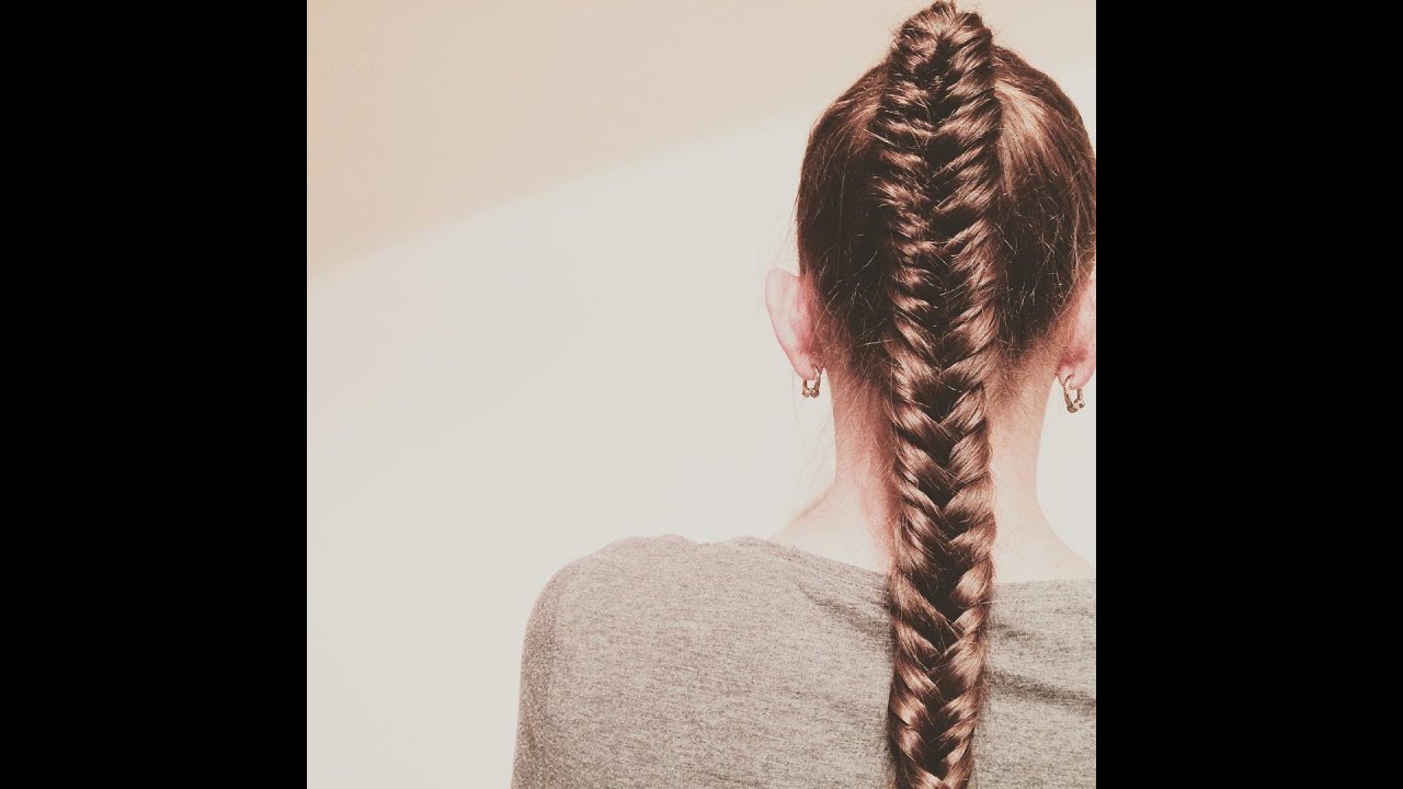 Cola con trenza de espiga / Cua amb trena d'espiga / How to do a fish braid on a pony tail
