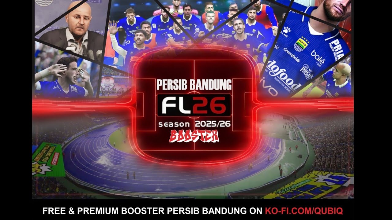 FACE, KITS, STADIUM & TIFO PERSIB in Football Life 26 (FL26) - Free Download inside.