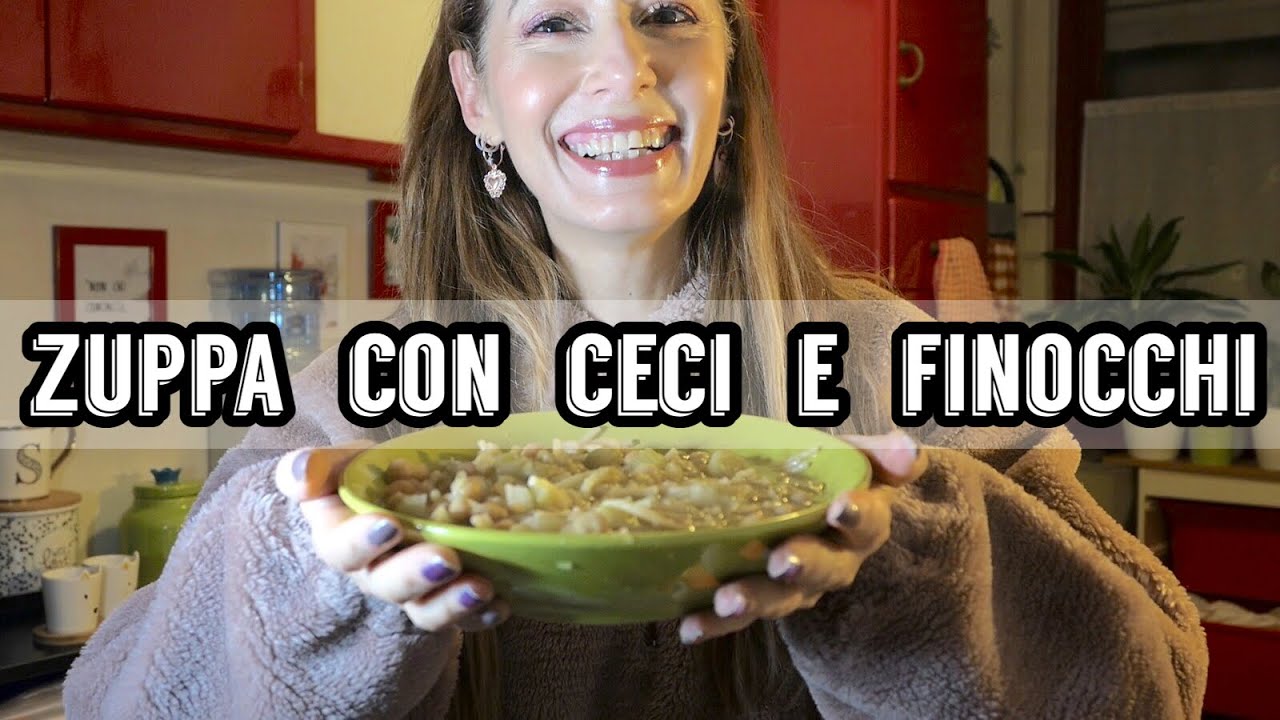 ZUPPA di CECI e FINOCCHI  con finocchietto selvatico sardo  SAIDORI IN CUCINA