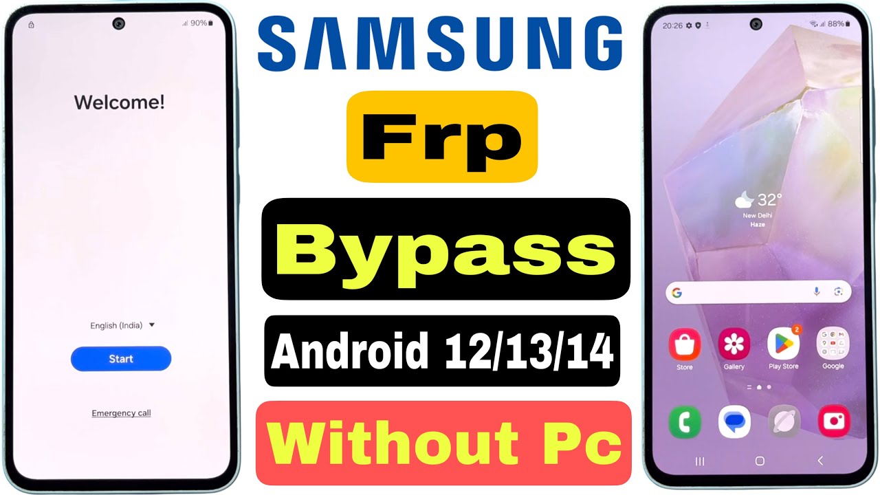 Samsung A55 Frp Bypass | Without Pc | Google Account Lock Unlock Android 12/13/14 New Method 2025