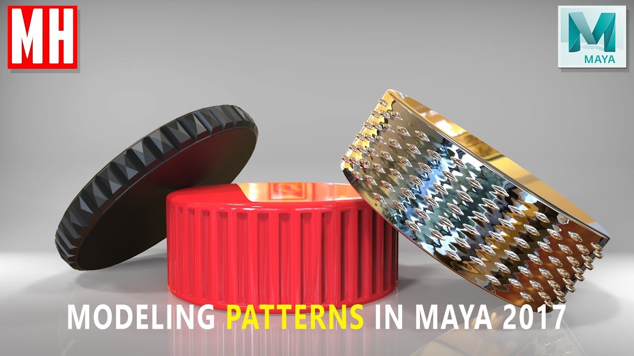 How to model patterns in Maya 2017