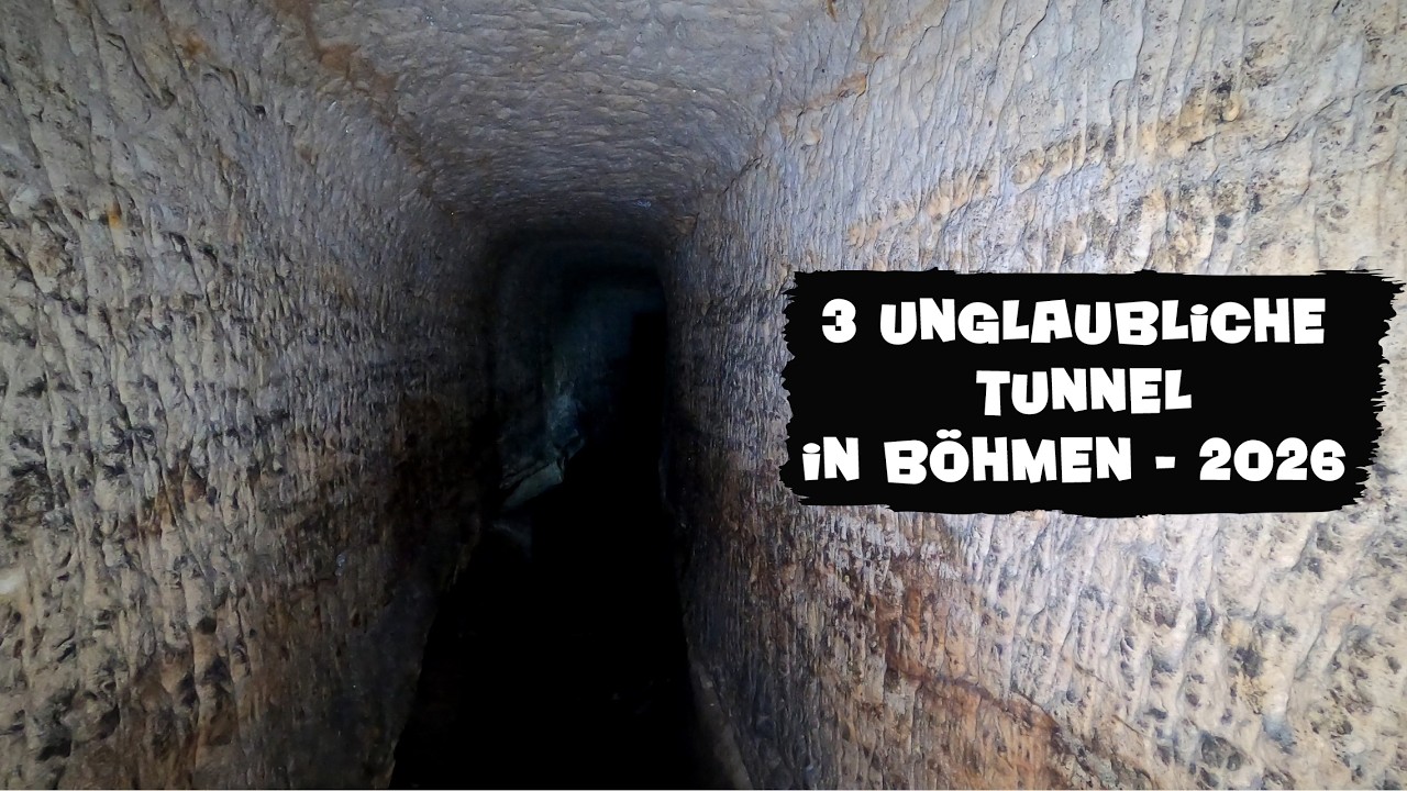 🔥 Erdställe & mehr: 3 unglaubliche unterirdische Tunnel in Tschechien - Expedition 2026 #ancient
