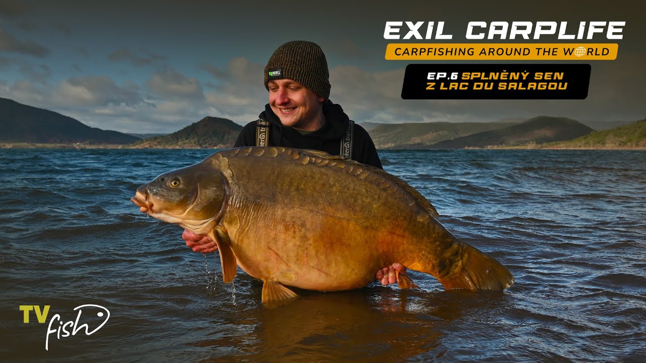 Kapr 32,3kg! Splněn&yacute; sen z Lac du Salagou | Exil Carplife | Ondra Kř&iacute;žek | TV FISH CZ-SK | Lov kapra