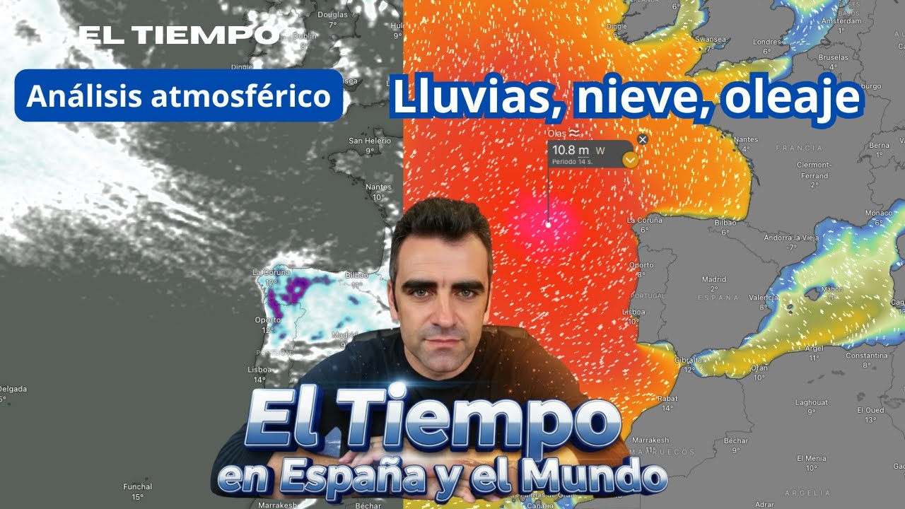 Fuertes nevadas ☃️, olas ​🌊 de 8 m, vientos huracanados y fuertes ☔ lluvias: DON INVIERNO​ está aquí