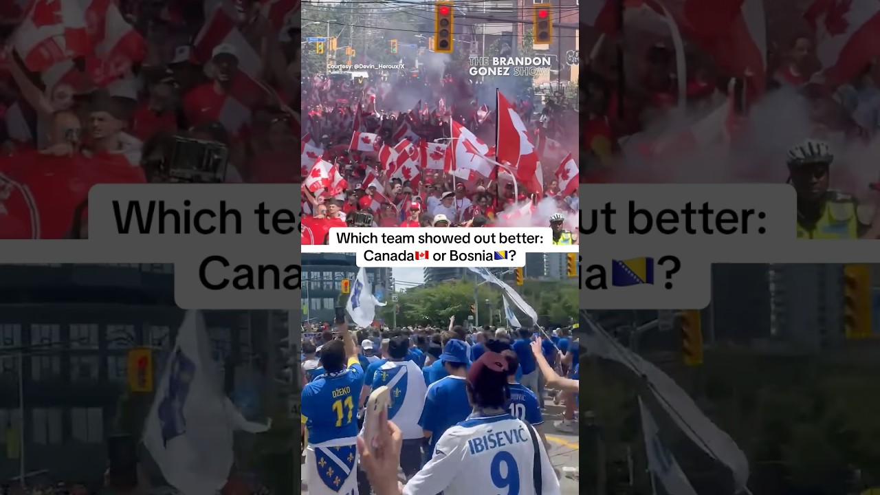 Which team showed out better: Canada🇨🇦 or Bosnia🇧🇦?