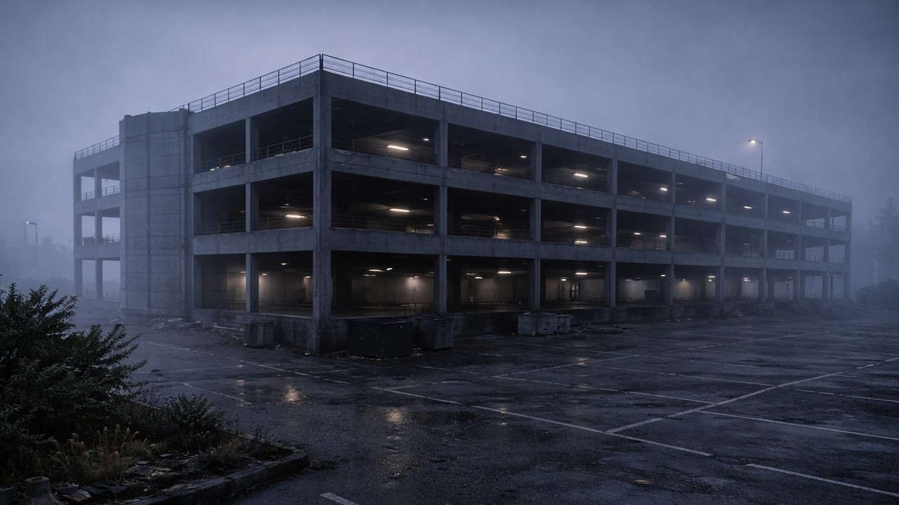Concrete Silence Urbex | Post Apocalyptic Dark Ambient Journey - Mysterious Ambience