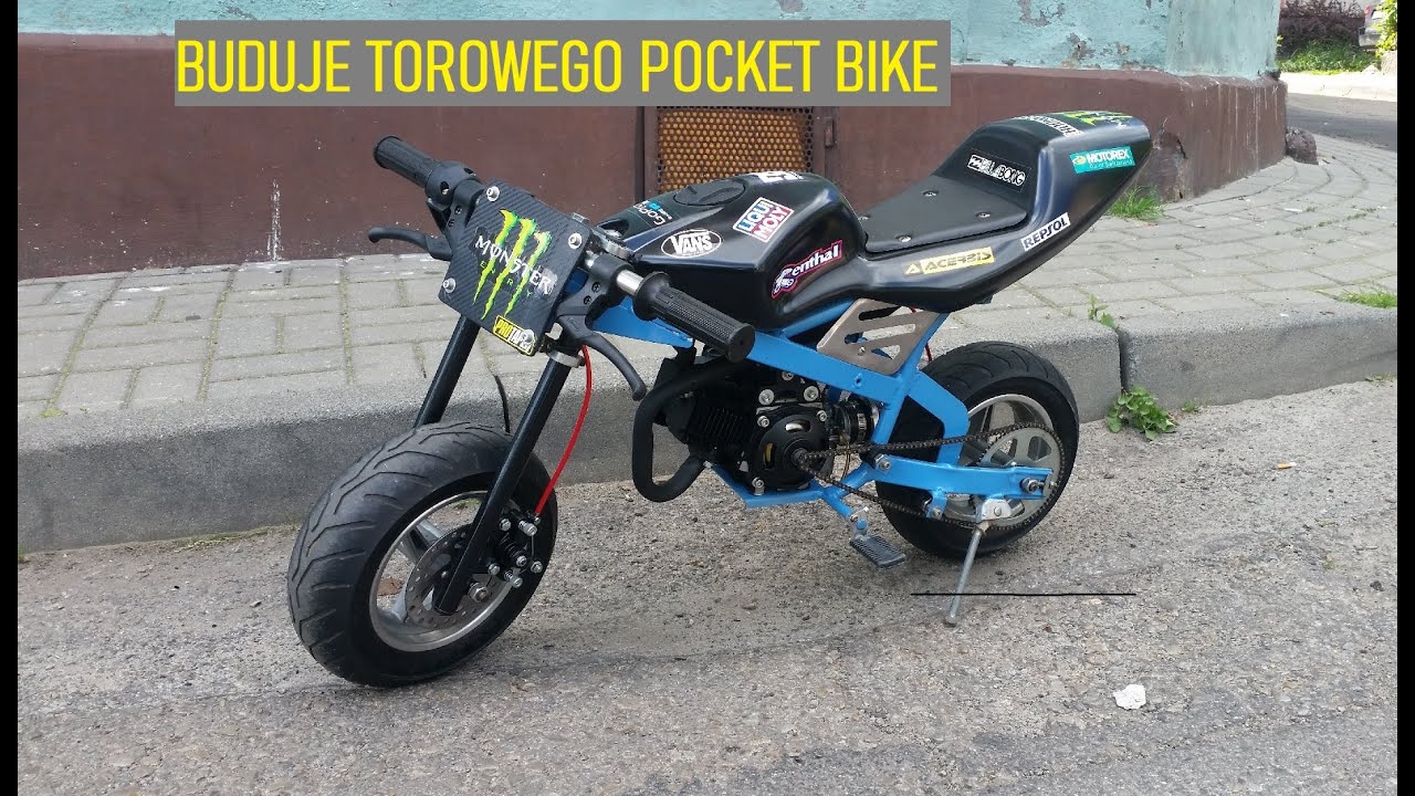 BUDUJE POCKET BIKE W TOROWYM STYLU OD ZŁOMA PO WIĘSZEGO ZŁOMA TŁUNING PANIE TŁUNING 100CC NA 1000CC