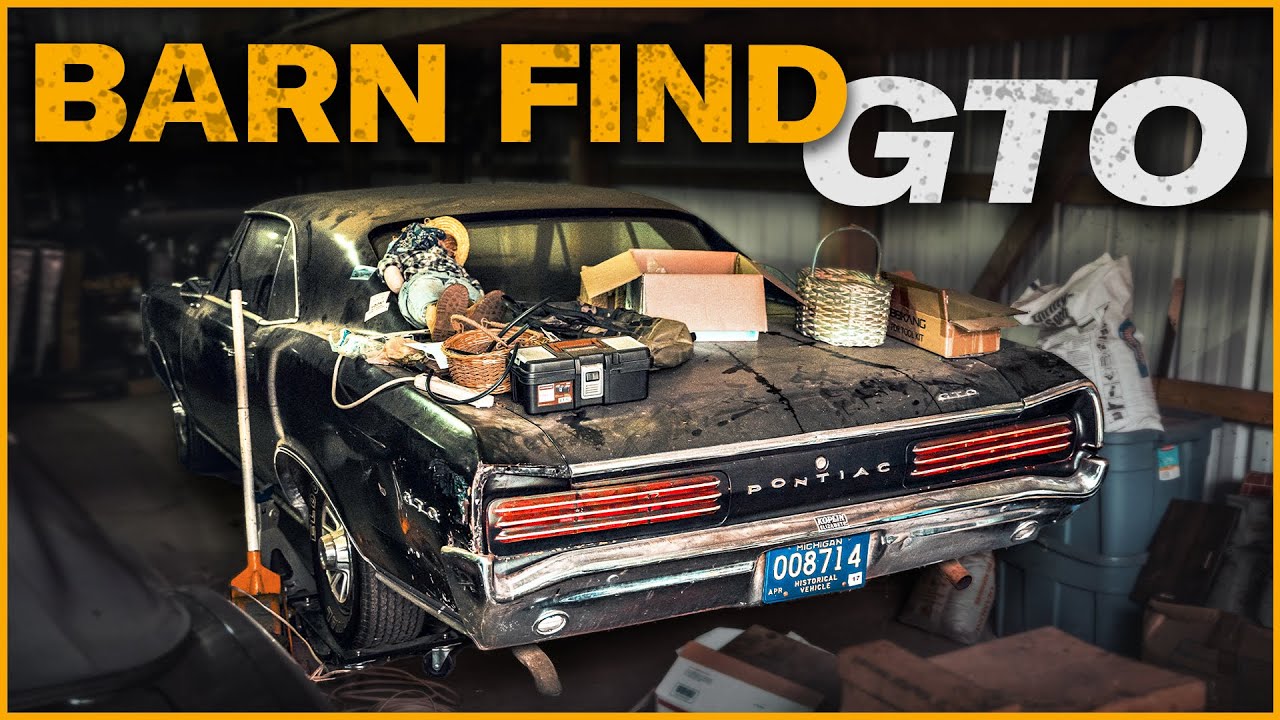 Pontiac GTO простоял 40 лет среди других американских икон и хот-родов | Barn Find Hunter