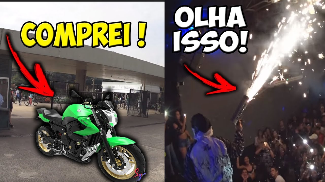 COMPREI UMA MOTO & ROL&Ecirc; COM MC 7BELO NA PARISESS! (AnderShow)