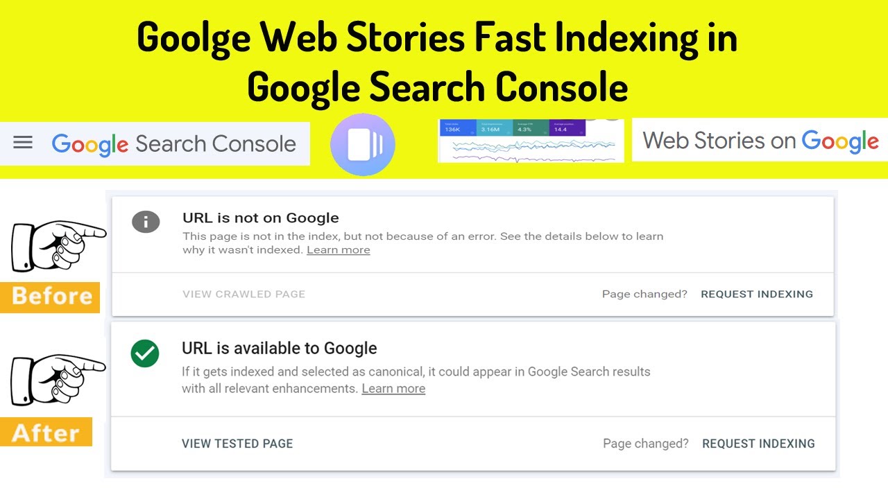 Google Web Stories Fast Indexing in Google Search Console in 2021