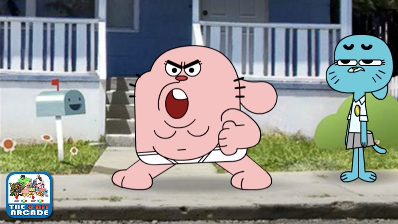 The Amazing World of Gumball: Sky Streaker - No Clothes Richard (Cartoon Network Games)