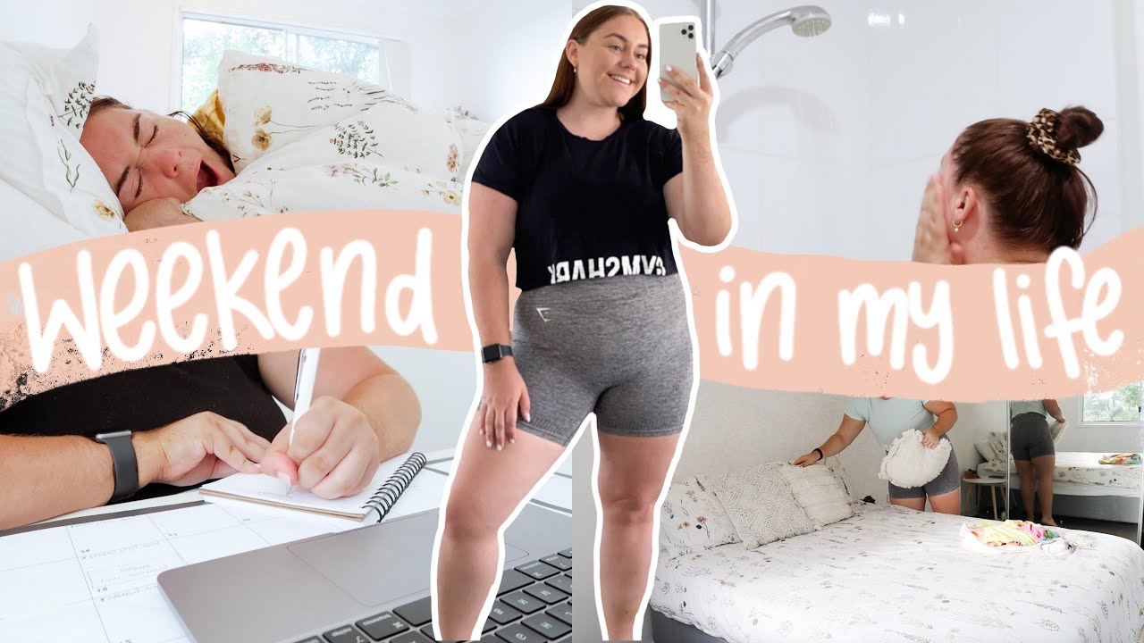 WEEKEND VLOG - activewear sale, new puppy + productivity! 🤍 Georgia Richards