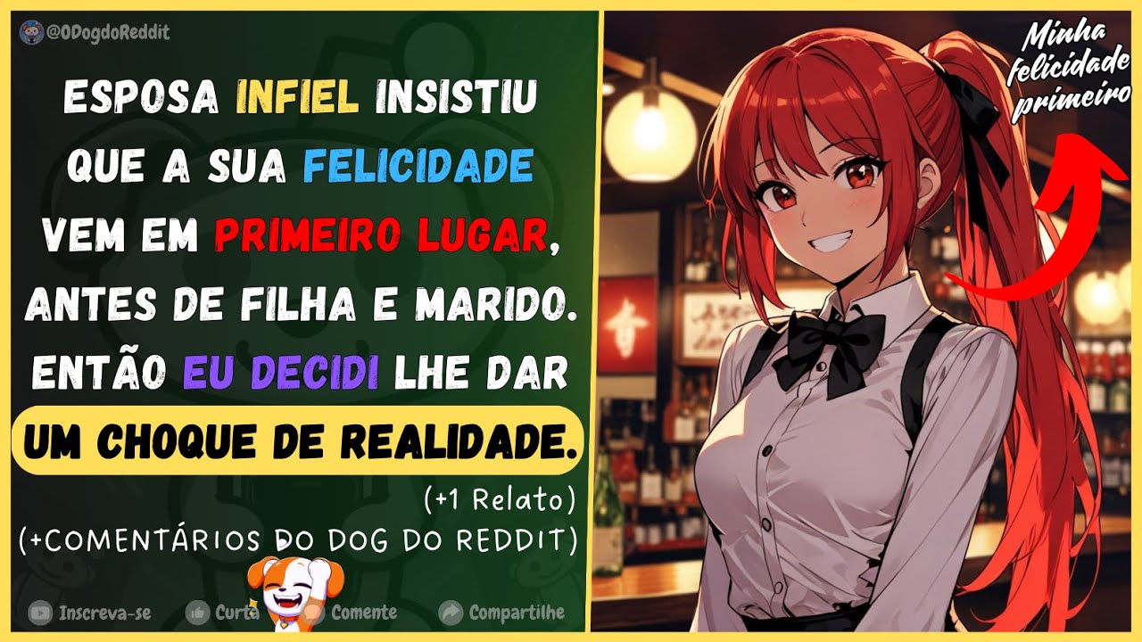 Esposa infiel insistiu que a sua felicidade vem em primeiro lugar, antes da família. Então decidi...