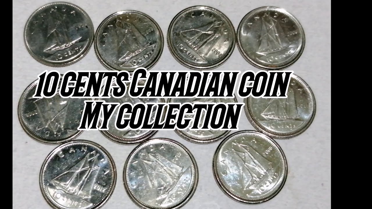 10 CENTS CANADIAN COIN 1979, 2003 MY COLLECTION AND PRICE