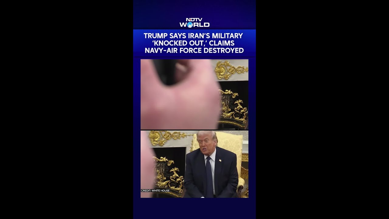 US-Israel Attacks Iran | Trump Says Iran's Military 'Knocked Out': Claims Navy- Air Force Destroyed