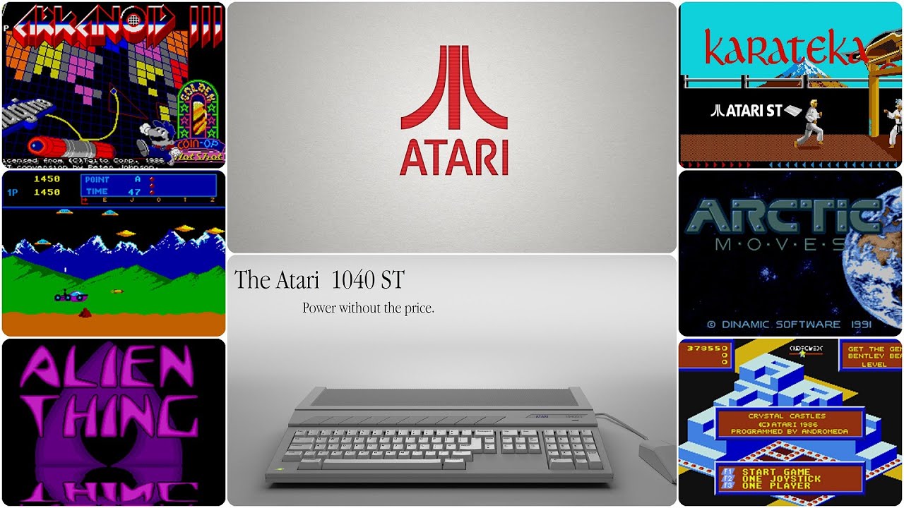 Borsuk Retro Gry TV: ATARI ST - Przegląd Gier Nieobecnych na Komputerze AMIGA (16-bit Exclusives!)