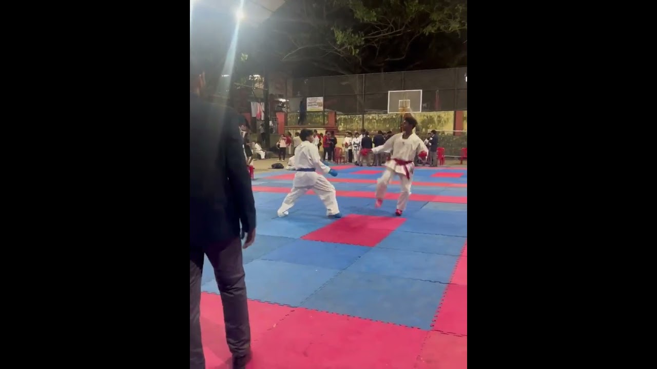 സ്കൂൾ ഗെയിംസ് ജില്ലാ കരാട്ടെ boys kumite 60kg
