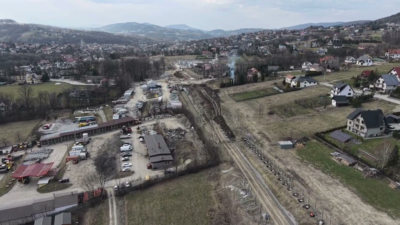 Prace przy budowie linii kolejowej nr 104 odcinek Mordarka  15.03.2026 #nowysącz #kpo #inwestycje