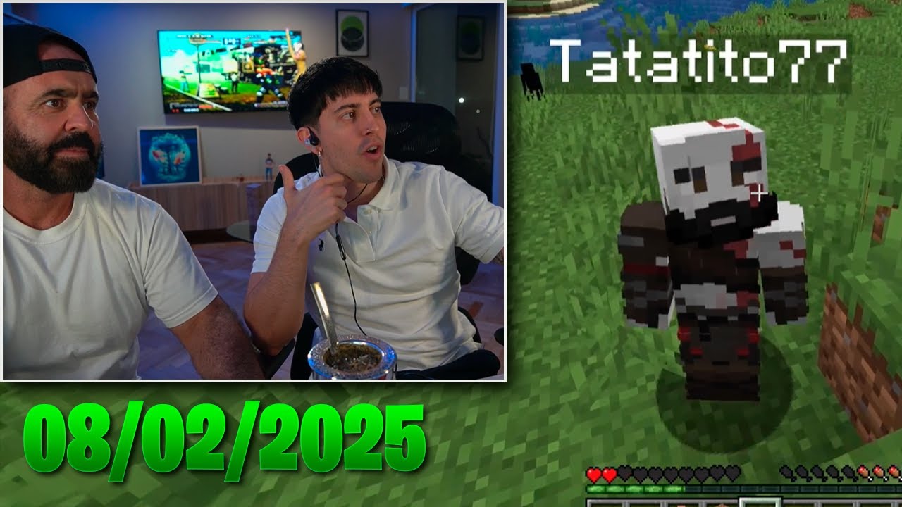 JUGANDO MINECRAFT CON JUAN (STREAM COMPLETO)