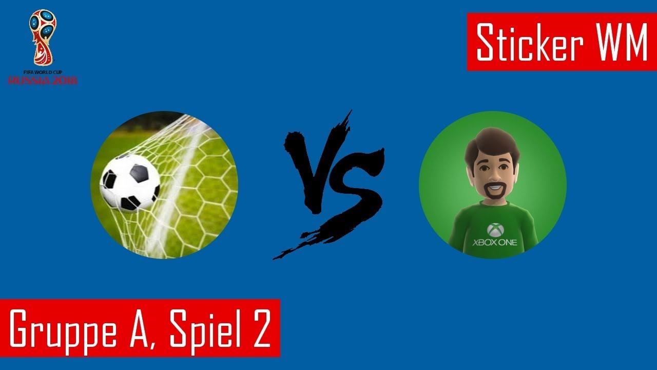 Sticker WM - Gruppe A, Spiel 2: Soccer TV5 vs. Langly1013