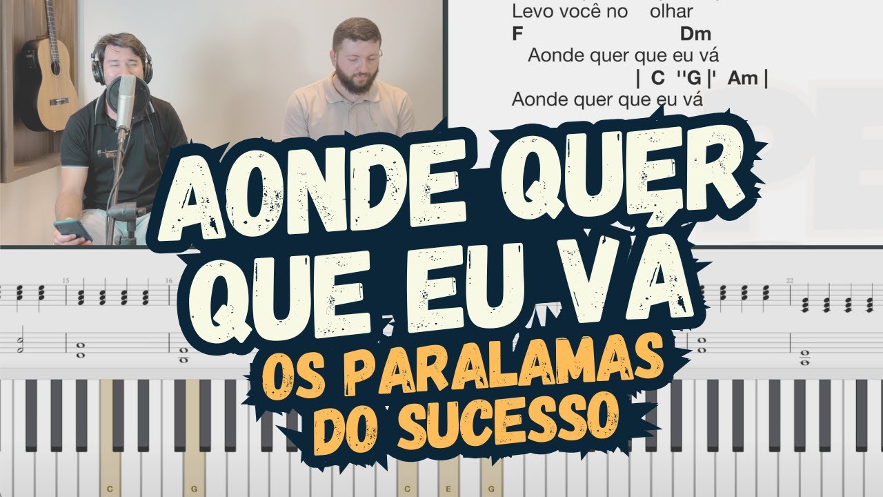 Aonde quer que eu vá - Cifra - Teclado