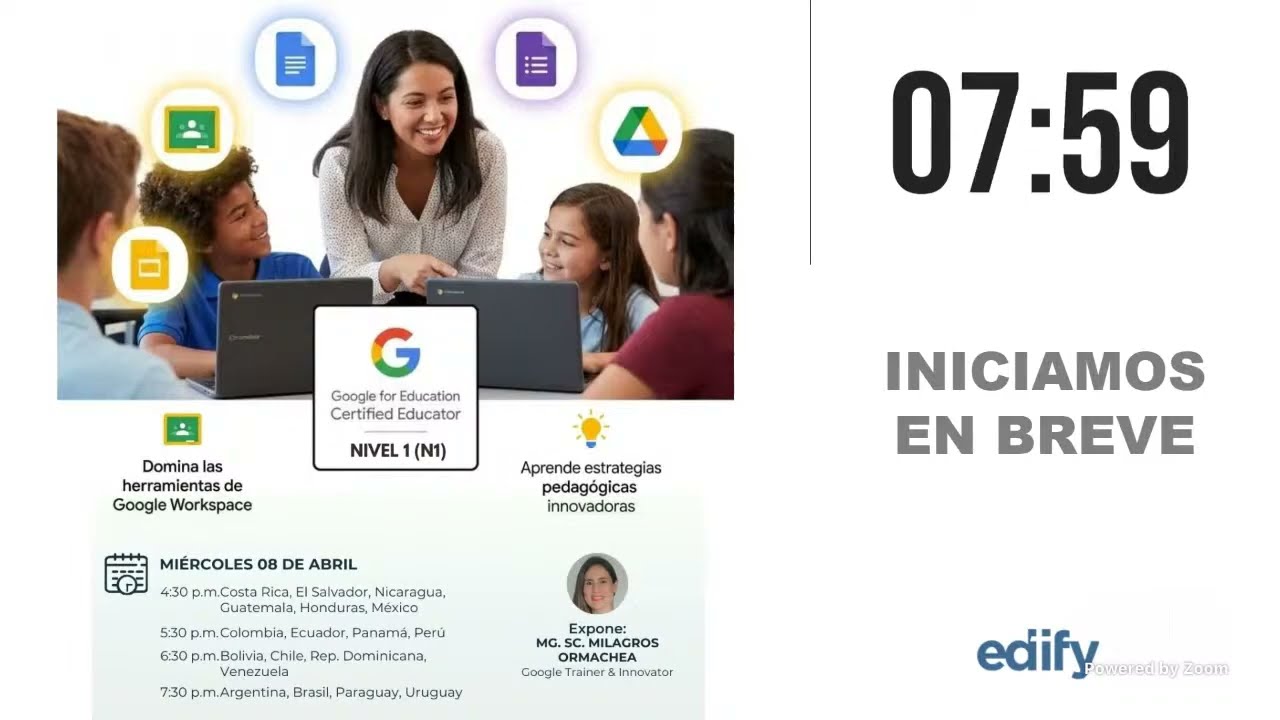 Edify Latam | Certificaci&oacute;n Educador Google N1: Sesi&oacute;n de Preparaci&oacute;n Estrat&eacute;gica I