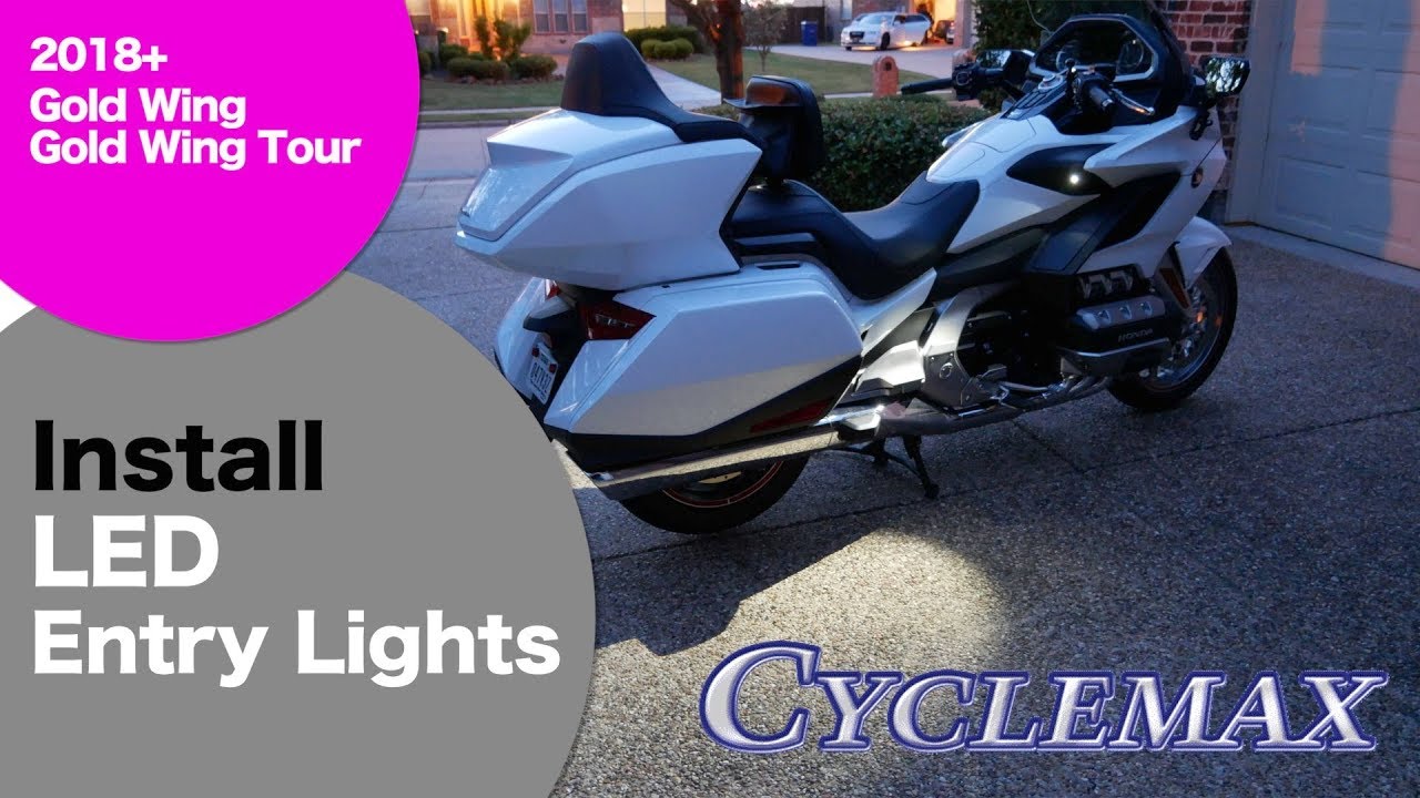 Install LED Entry Lights (puddle lamps) on 2018 Honda Gold Wing