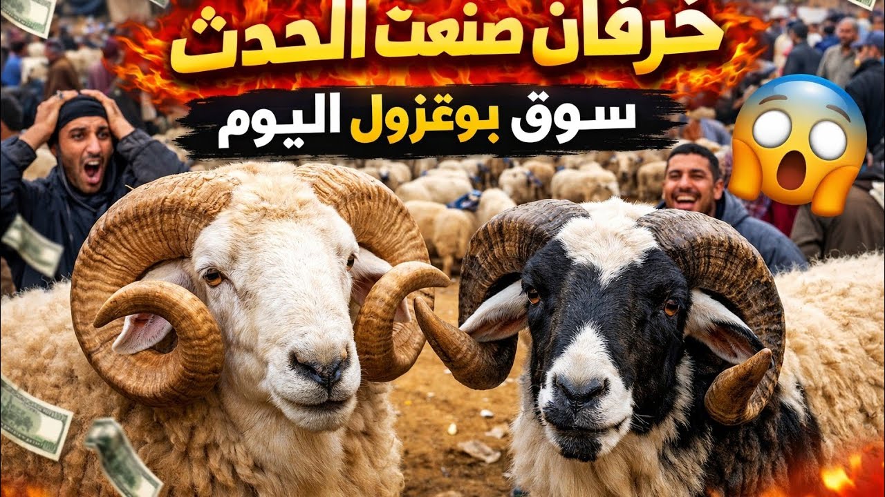 خرفان صنعت الحدث في سوق بوغزول! اأسعار المواشي اليوم سوق بوغزول الاسبوعي 