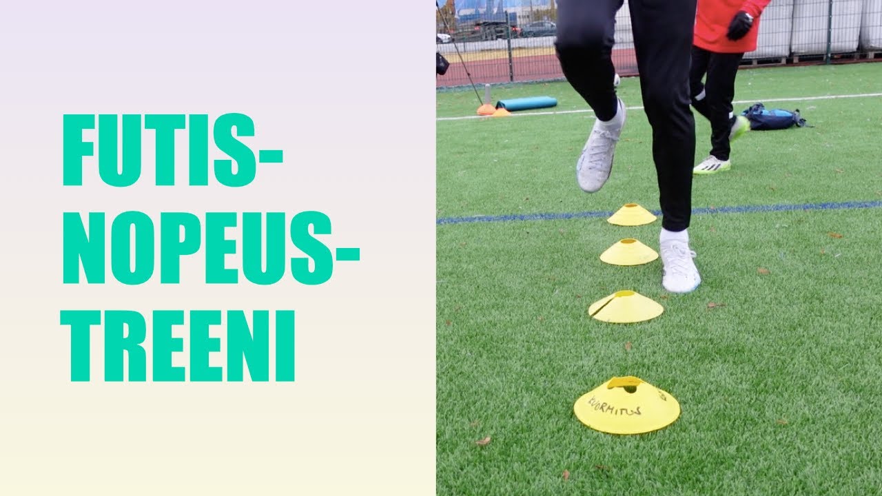 Nopeusryhmän treenit futiksessa! Perustreeniä 10-14 v. jalkapalloilijoille.