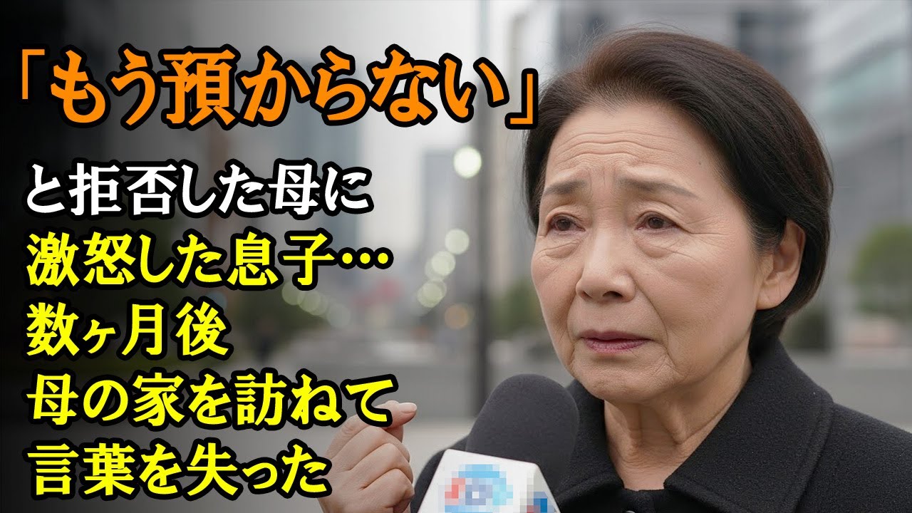 「もう預からない」と拒否した母に激怒した息子…数ヶ月後、母の家を訪ねて言葉を失った