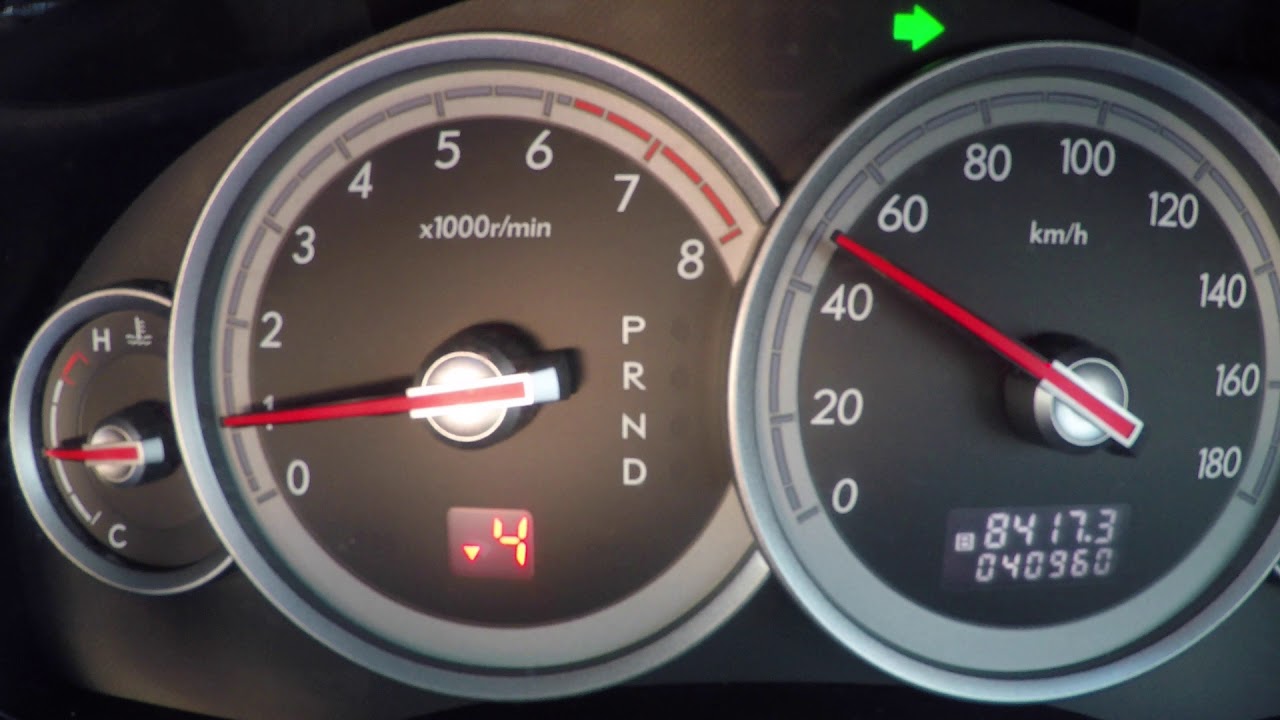 subaru legacy 2.0 0-60/ speed test
