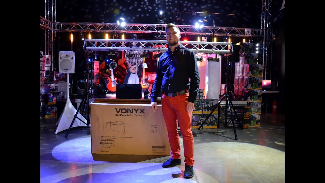 Stand DJ Booth  - Unboxing.  ✄ + instrukcja! //VONYX