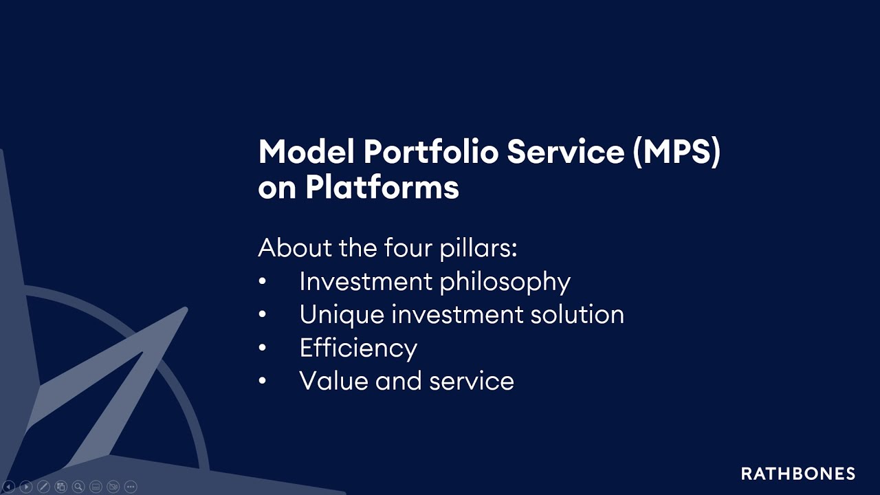 The four pillars of Rathbones' Model Portfolio Service (MPS) on Platforms