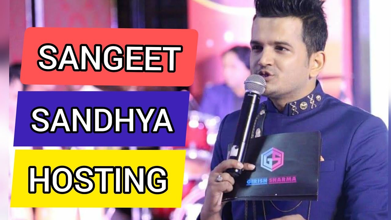 Best Wedding Anchor in Mumbai | Anchor Girish Sharma | Gujarati Sangeet Ceremony | Pre-Wedding