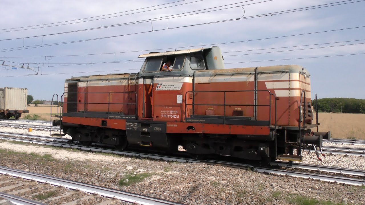 4K - 2021-08-20 Ferrovia Milano Bologna 2/5 - Transiti e manovre a Castelguelfo