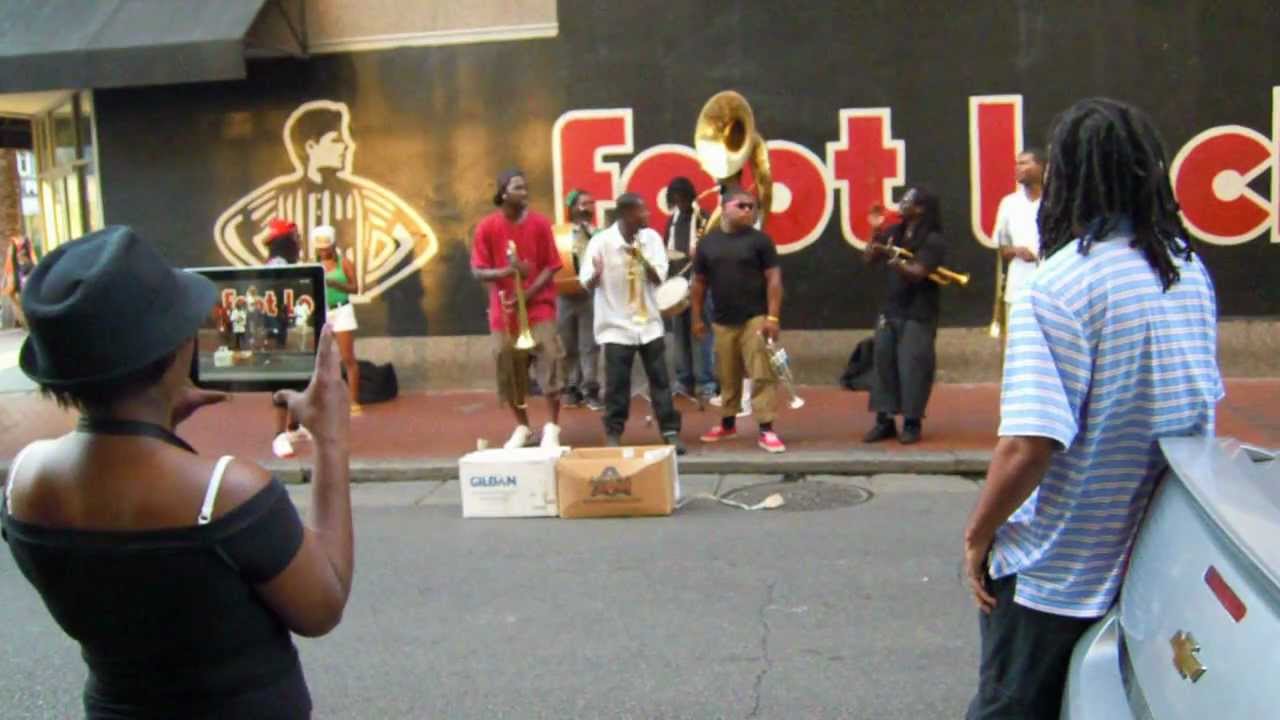 New Orleans best Street Band must see!  Music in the Streets, May.2012.