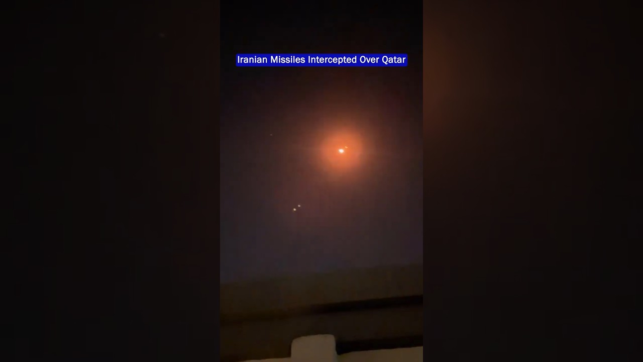 Iranian Ballistic Missiles Intercepted Over Qatar By Patriot System!